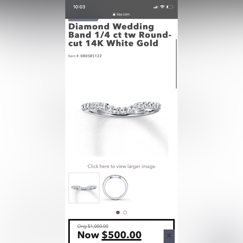 1/4 Diamond CW Wedding Band 14k White Gold